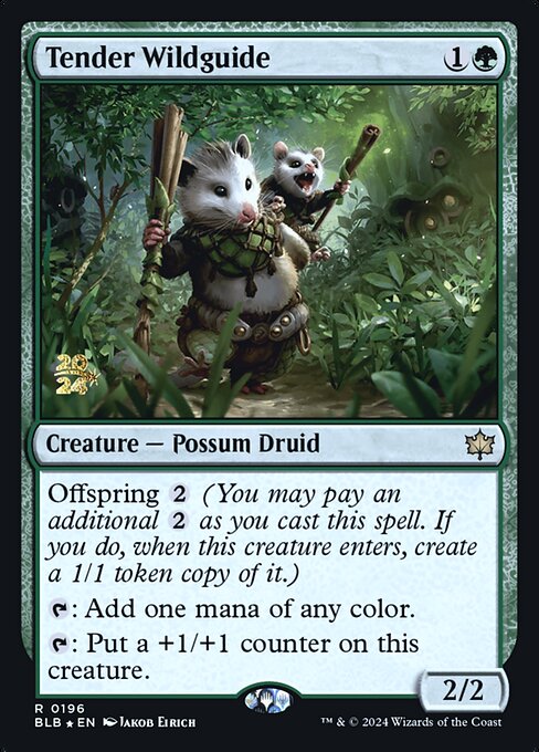 Tender Wildguide (196s) [Bloomburrow Promos]