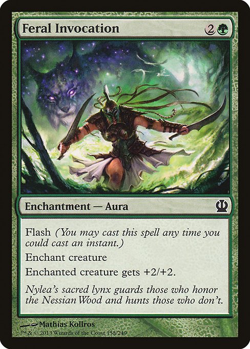 Feral Invocation (158) [Theros]