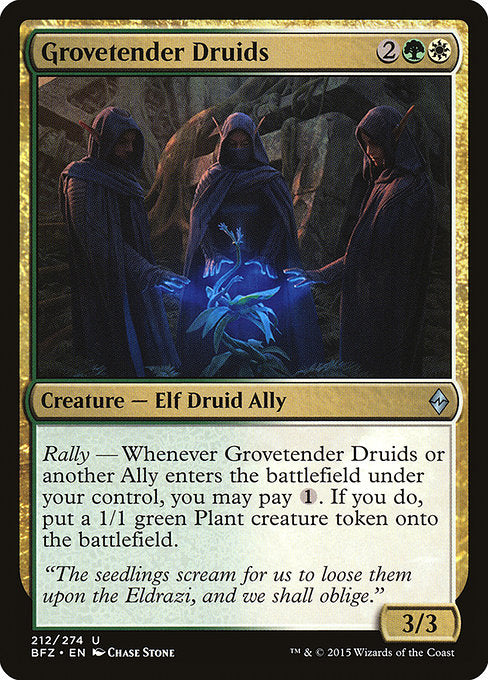 Grovetender Druids (212) [Battle for Zendikar]
