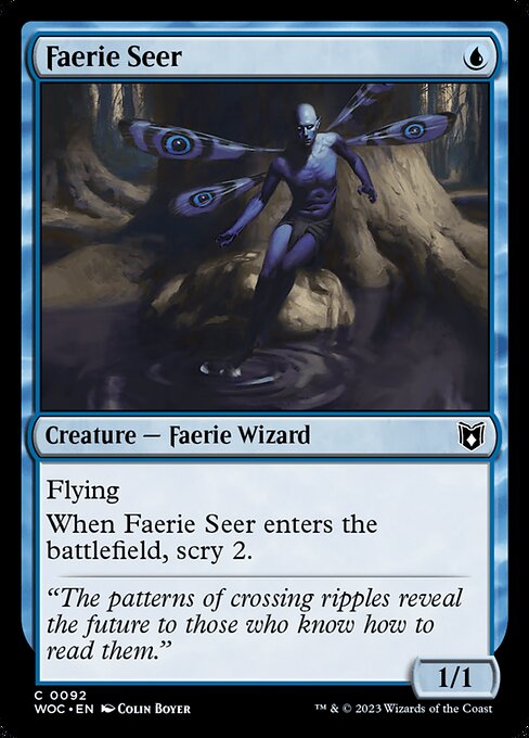 Faerie Seer (92) [Wilds of Eldraine Commander]