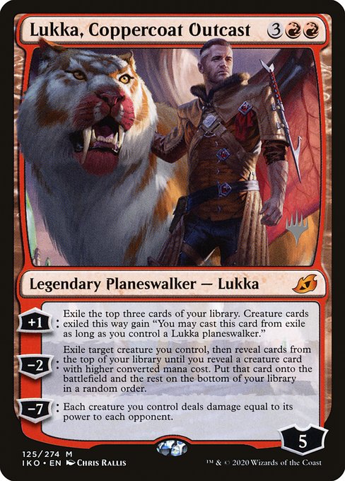 Lukka, Coppercoat Outcast (125p) [Ikoria: Lair of Behemoths Promos]