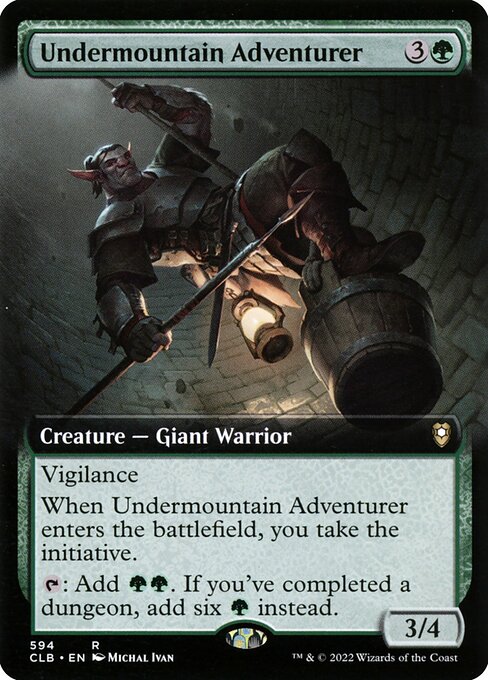 Undermountain Adventurer (594) [Commander Legends: Battle for Baldur's Gate] [Extended Art]