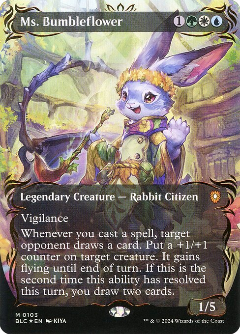 Ms. Bumbleflower (103) [Bloomburrow Commander]