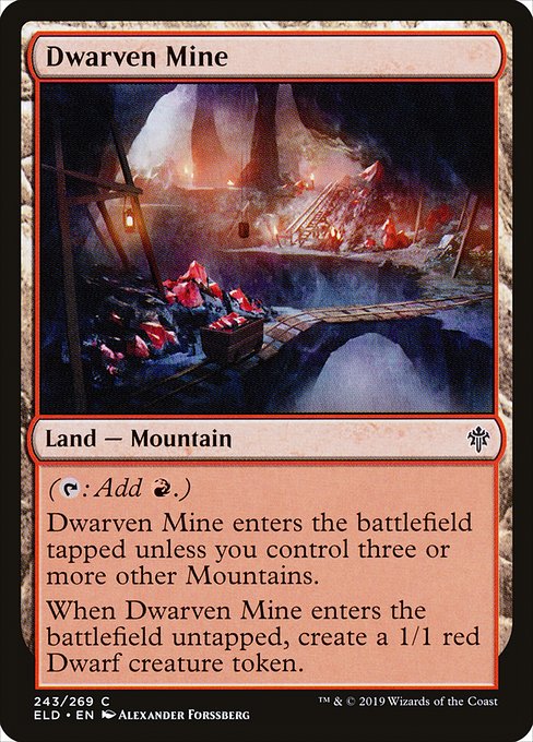 Dwarven Mine (243) [Throne of Eldraine]