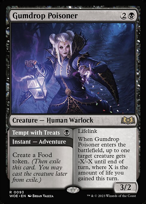 Gumdrop Poisoner // Tempt with Treats (93) [Wilds of Eldraine]