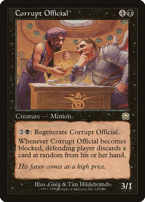Corrupt Official (128) [Mercadian Masques]