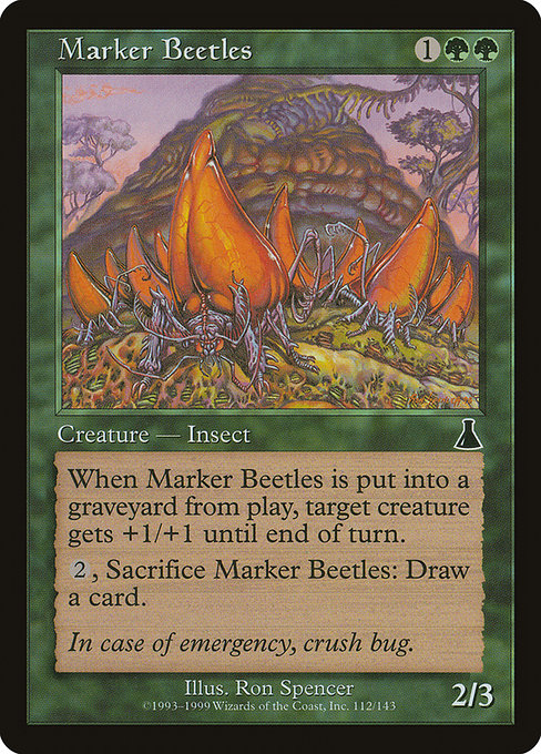 Marker Beetles (112) [Urza's Destiny]