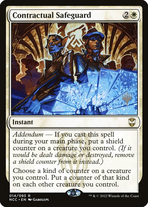 Contractual Safeguard (14p) [New Capenna Commander Promos]
