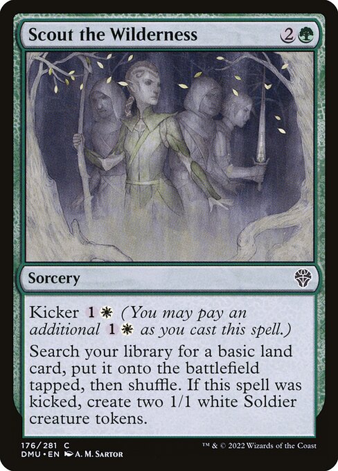 Scout the Wilderness (176) [Dominaria United]