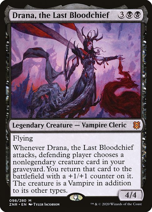 Drana, the Last Bloodchief (98) [Zendikar Rising]
