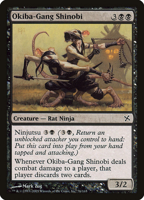 Okiba-Gang Shinobi (76) [Betrayers of Kamigawa]