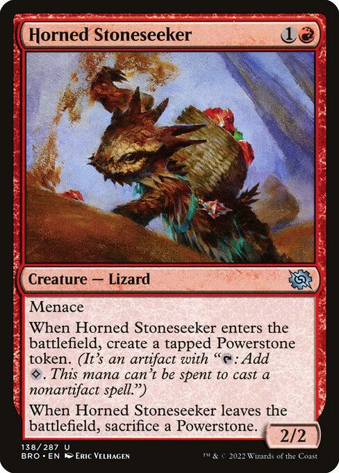Horned Stoneseeker (138) [The Brothers' War]