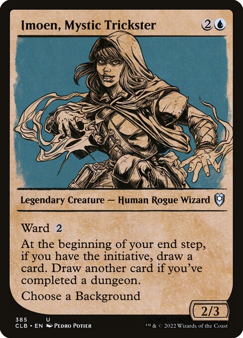 Imoen, Mystic Trickster (385) [Commander Legends: Battle for Baldur's Gate] [Showcase]