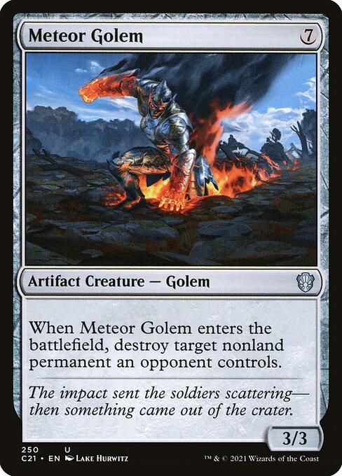 Meteor Golem (250) [Commander 2021]