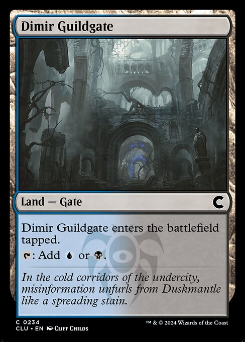 Dimir Guildgate (234) [Ravnica: Clue Edition]