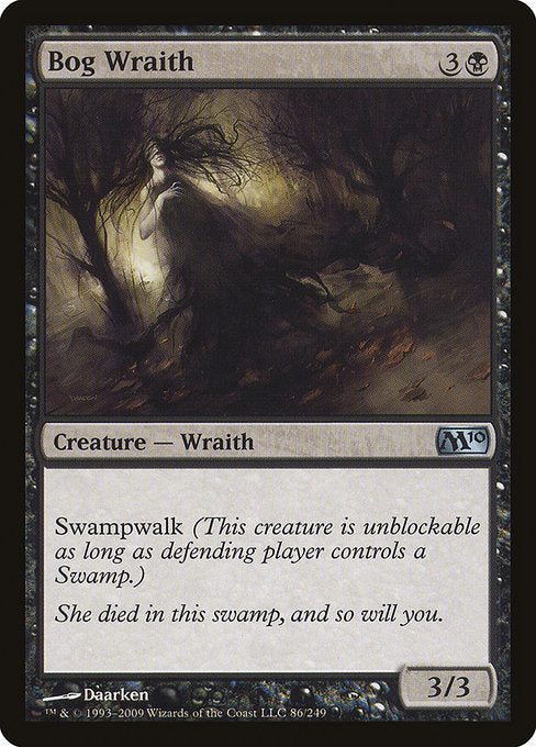 Bog Wraith (86) [Magic 2010]