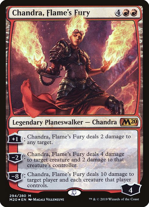 Chandra, Flame's Fury (294) [Core Set 2020]