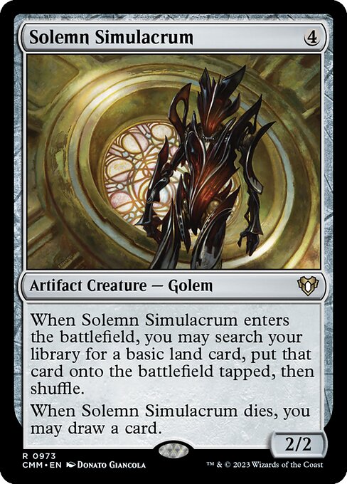 Solemn Simulacrum (973) [Commander Masters]