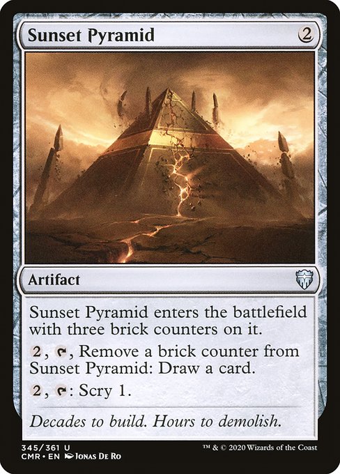 Sunset Pyramid (345) [Commander Legends]