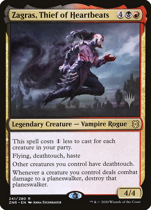 Zagras, Thief of Heartbeats (241p) [Zendikar Rising Promos]