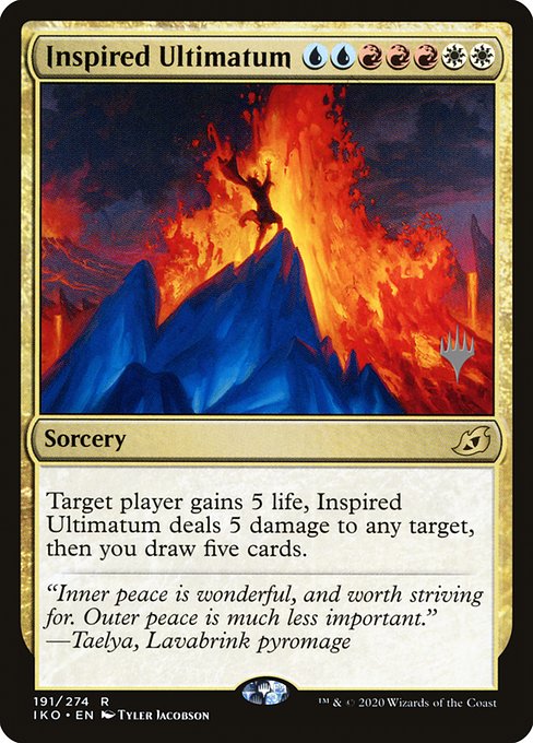 Inspired Ultimatum (191p) [Ikoria: Lair of Behemoths Promos]