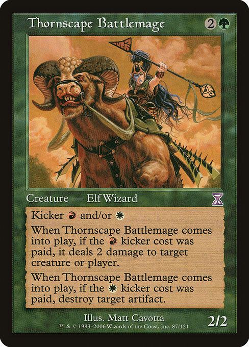 Thornscape Battlemage (87) [Time Spiral Timeshifted]