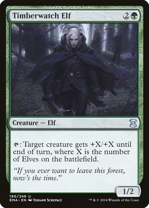 Timberwatch Elf (190) [Eternal Masters]