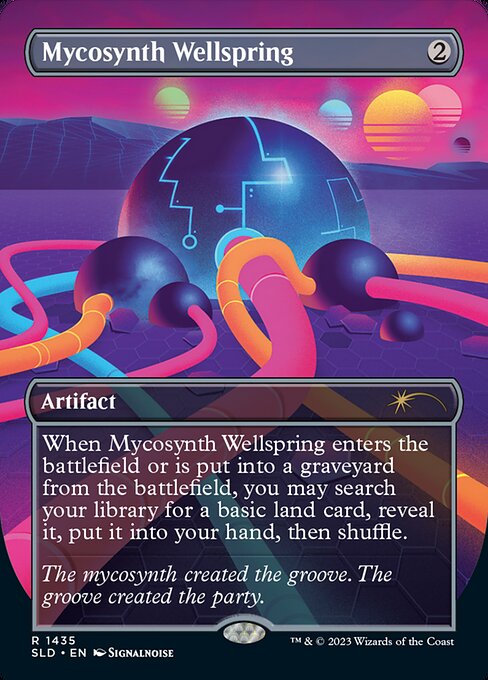 Mycosynth Wellspring (1435) [Secret Lair Drop] [Borderless]