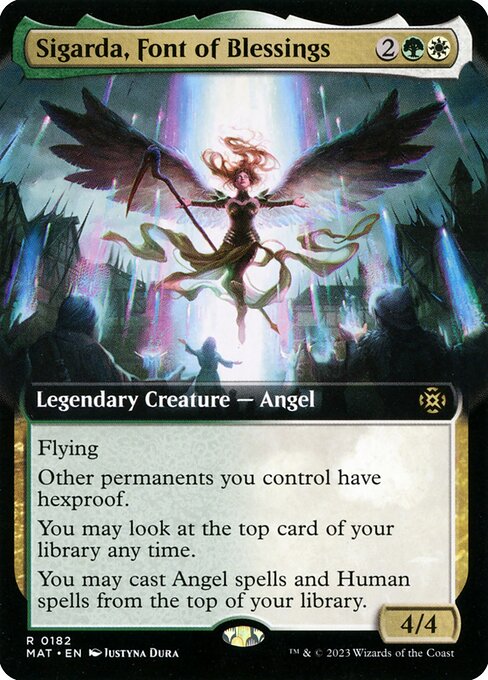 Sigarda, Font of Blessings (182) [March of the Machine: The Aftermath] [Extended Art]