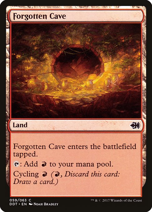 Forgotten Cave (59) [Duel Decks: Merfolk vs. Goblins]