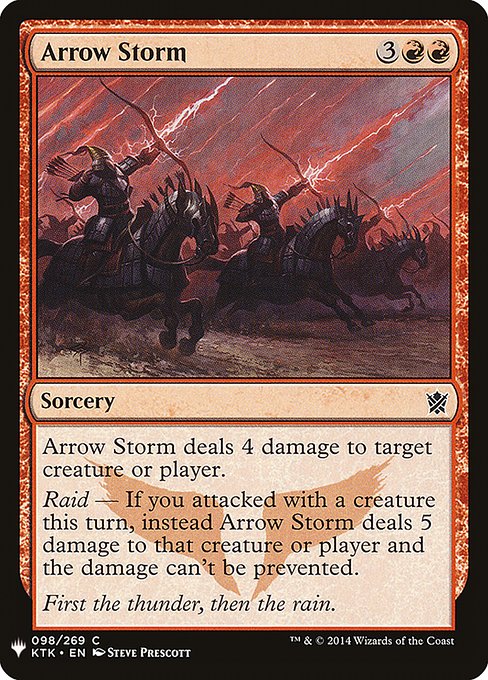 Arrow Storm (KTK-98) [The List]
