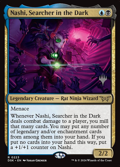 Nashi, Searcher in the Dark (223p) [Duskmourn: House of Horror Promos]
