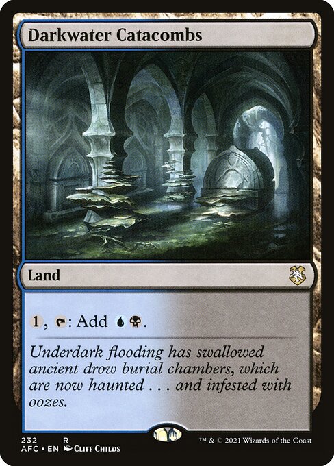 Darkwater Catacombs (232) [Forgotten Realms Commander]