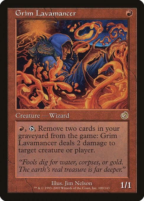 Grim Lavamancer (100) [Torment]