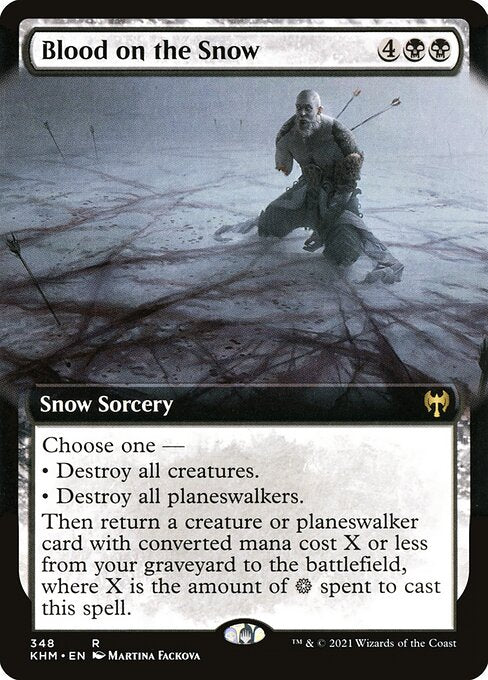 Blood on the Snow (348) [Kaldheim] [Extended Art]