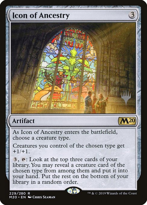 Icon of Ancestry (229p) [Core Set 2020 Promos]