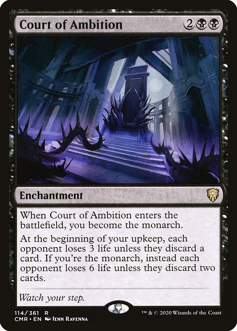 Court of Ambition (114) [Commander Legends]