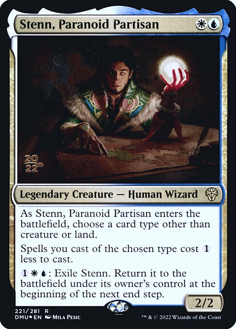 Stenn, Paranoid Partisan (221s) [Dominaria United Promos]