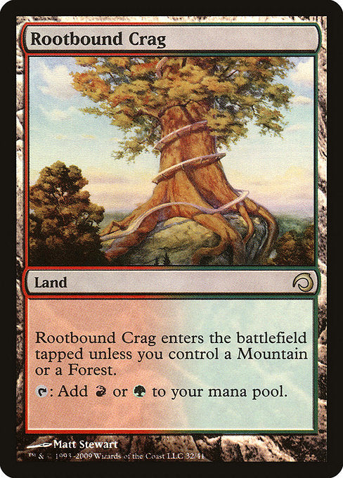 Rootbound Crag (32) [Premium Deck Series: Slivers]
