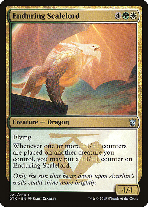 Enduring Scalelord (222) [Dragons of Tarkir]