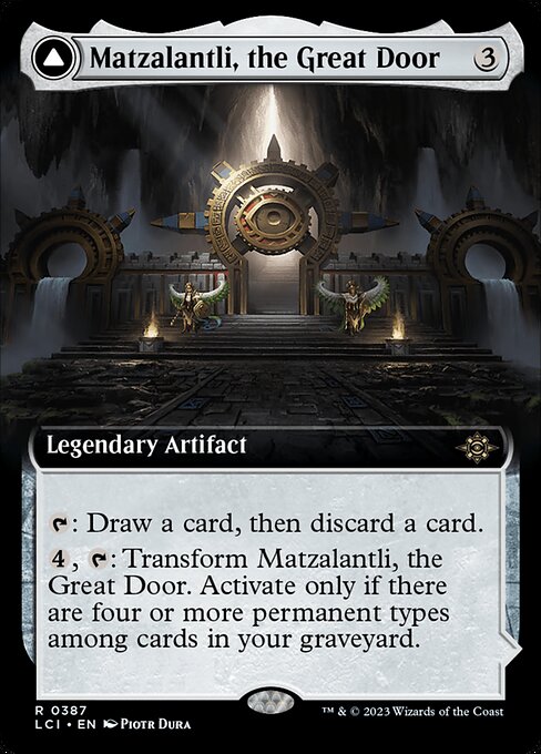 Matzalantli, the Great Door // The Core (387) [The Lost Caverns of Ixalan] [Extended Art]