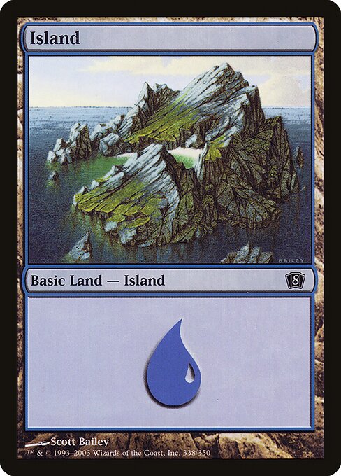 Island (338) (338★) [Eighth Edition]