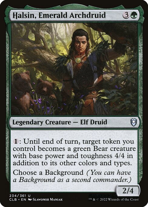 Halsin, Emerald Archdruid (234) [Commander Legends: Battle for Baldur's Gate]