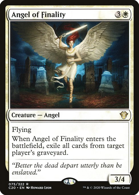 Angel of Finality (75) [Commander 2020]
