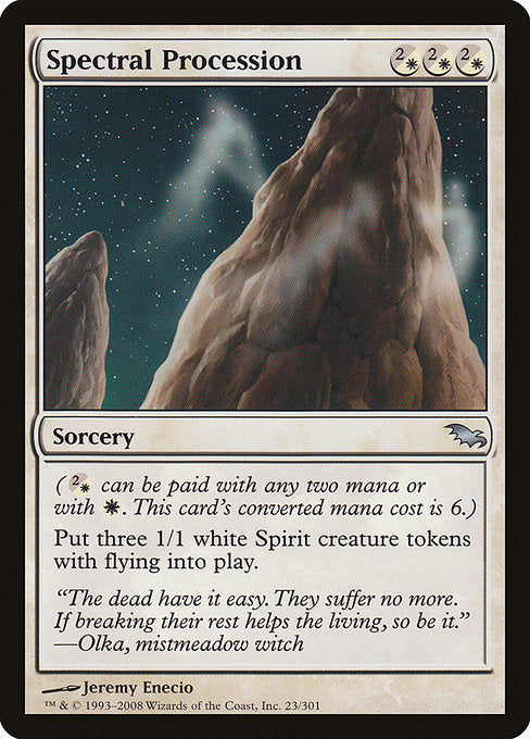Spectral Procession (23) [Shadowmoor]