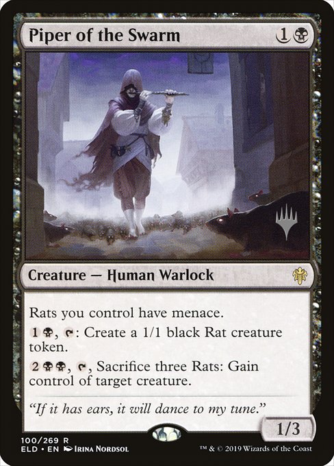 Piper of the Swarm (100p) [Throne of Eldraine Promos]