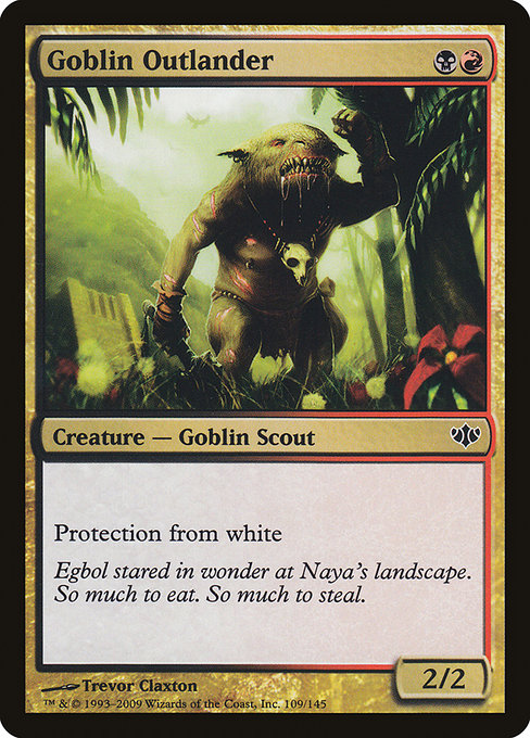 Goblin Outlander (109) [Conflux]