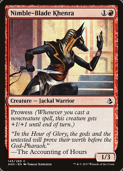 Nimble-Blade Khenra (145) [Amonkhet]