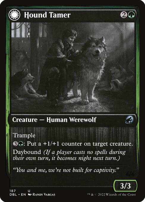 Hound Tamer // Untamed Pup (187) [Innistrad: Double Feature]