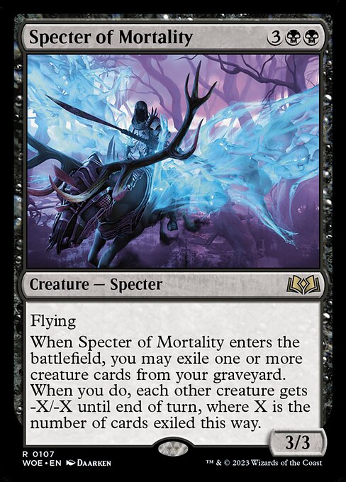 Specter of Mortality (107) [Wilds of Eldraine]